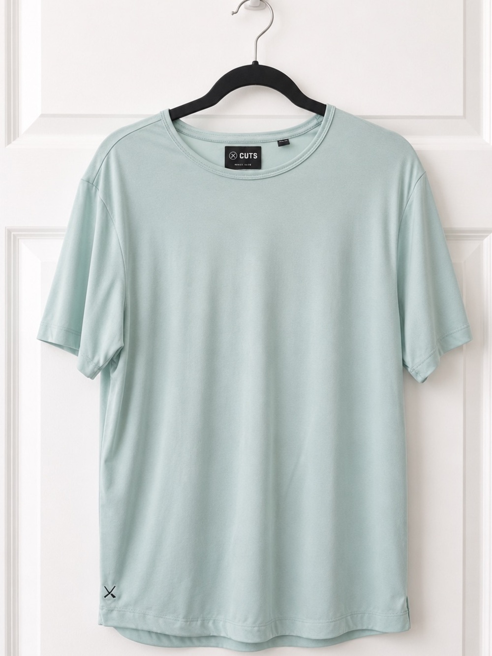 Cuts AO Crew Curve Hem Men's Pacific Mist